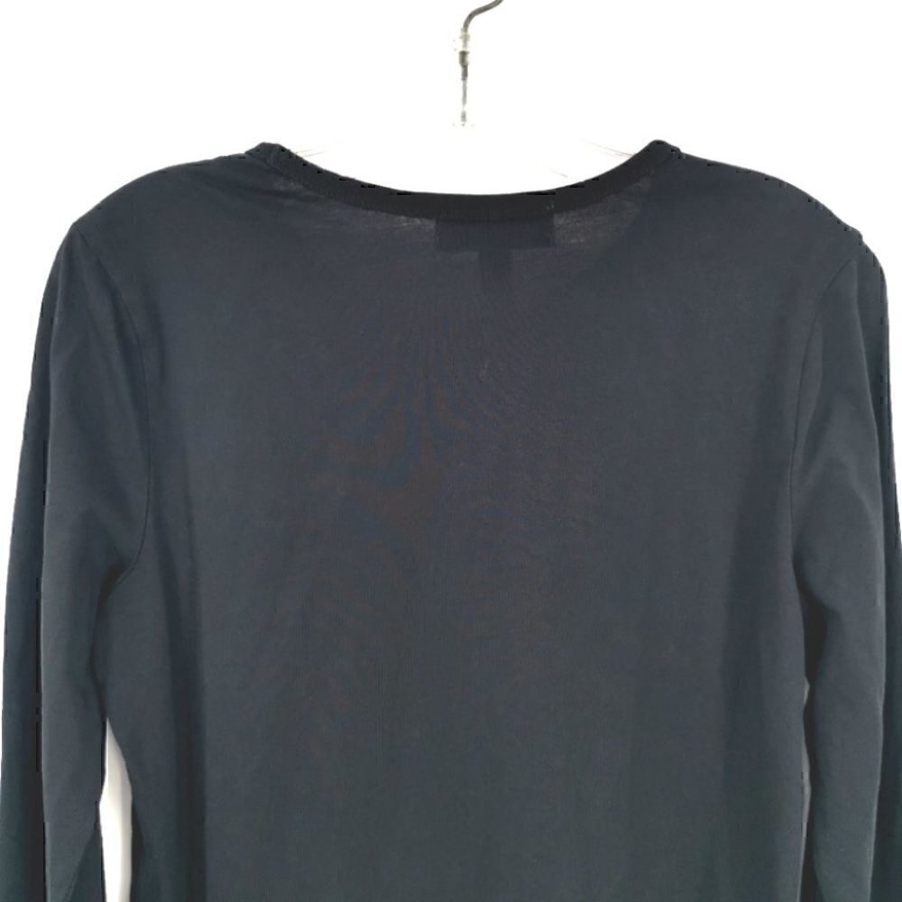 Lauren Ralph Lauren Women's M Black Bling Long Top - Picture 8 of 9